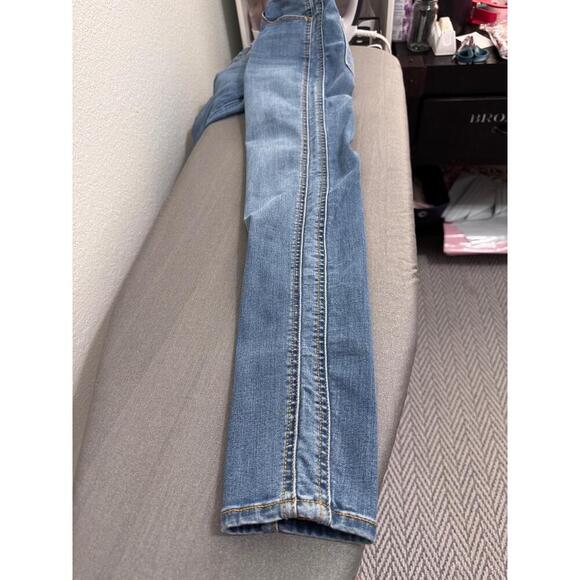 CRESCENT DRIVE Blue Denim Five Pocket Faded Wash Skinny Jeans Size 30 outdoors - Picture 5 of 10